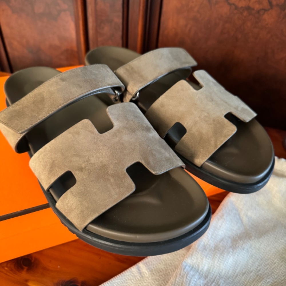 Men's Hermes Chypre Sandals - Size 43 / 10